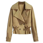 Kurzer modischer Trenchcoat im koreanischen Stil