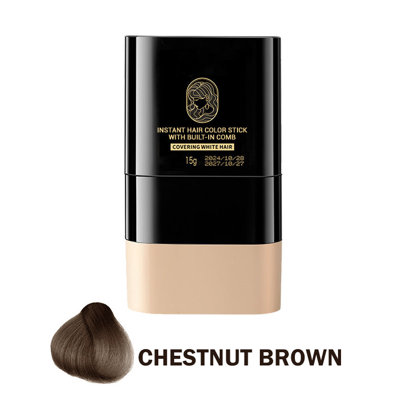 💫50 % Rabatt🔥Kaufen Sie 2 und erhalten Sie 3 gratis🎁Tragbarer Haarfärbekamm zur Abdeckung grauer Haare ！Naturschwarz, Schwarzbraun, Kaffee