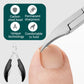 Abgewinkelter Profi-Nagelknipser mit Feder