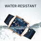 ✨LAST DAY SALE 50% RABATT✨ Ultradünne Herrenuhr mit quadratischem Maschengürtel und Quarz