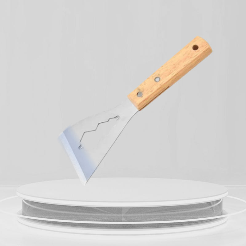 🔥🔥40 % Rabatt - 2 kaufen, 1 gratis dazu 🎉🎉Mehrzweck-Spachtelmesser mit robustem Stahlblatt und ergonomischem Holzgriff – Ihr vielseitiger Helfer für Renovierung und Reparatur