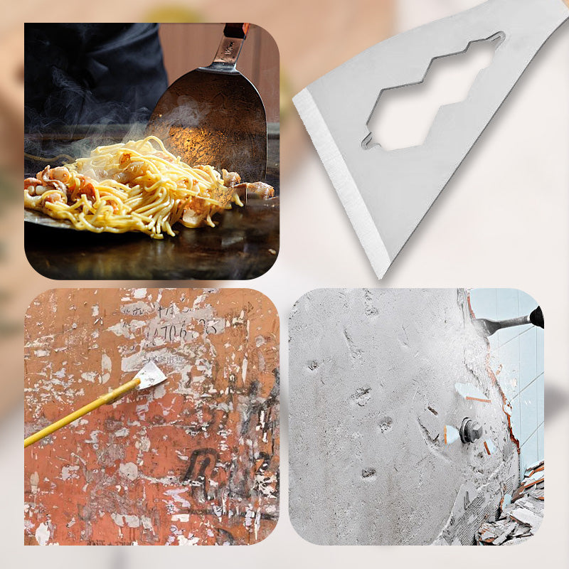 🔥🔥40 % Rabatt - 2 kaufen, 1 gratis dazu 🎉🎉Mehrzweck-Spachtelmesser mit robustem Stahlblatt und ergonomischem Holzgriff – Ihr vielseitiger Helfer für Renovierung und Reparatur