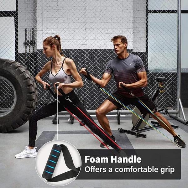 💪🏅🏅【12-teiliges Set】Professionelles Widerstandsbandset – perfekt für Heimfitnessstudios, Krafttraining und Rehabilitation!💪🔥 Langlebig, vielseitig und nachhaltig – bauen Sie sich Ihr komplettes Heimfitnessstudio auf!