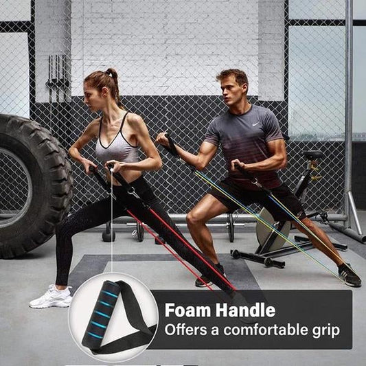 💪🏅🏅【12-teiliges Set】Professionelles Widerstandsbandset – perfekt für Heimfitnessstudios, Krafttraining und Rehabilitation!💪🔥 Langlebig, vielseitig und nachhaltig – bauen Sie sich Ihr komplettes Heimfitnessstudio auf!