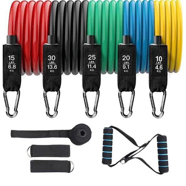 💪🏅🏅【12-teiliges Set】Professionelles Widerstandsbandset – perfekt für Heimfitnessstudios, Krafttraining und Rehabilitation!💪🔥 Langlebig, vielseitig und nachhaltig – bauen Sie sich Ihr komplettes Heimfitnessstudio auf!