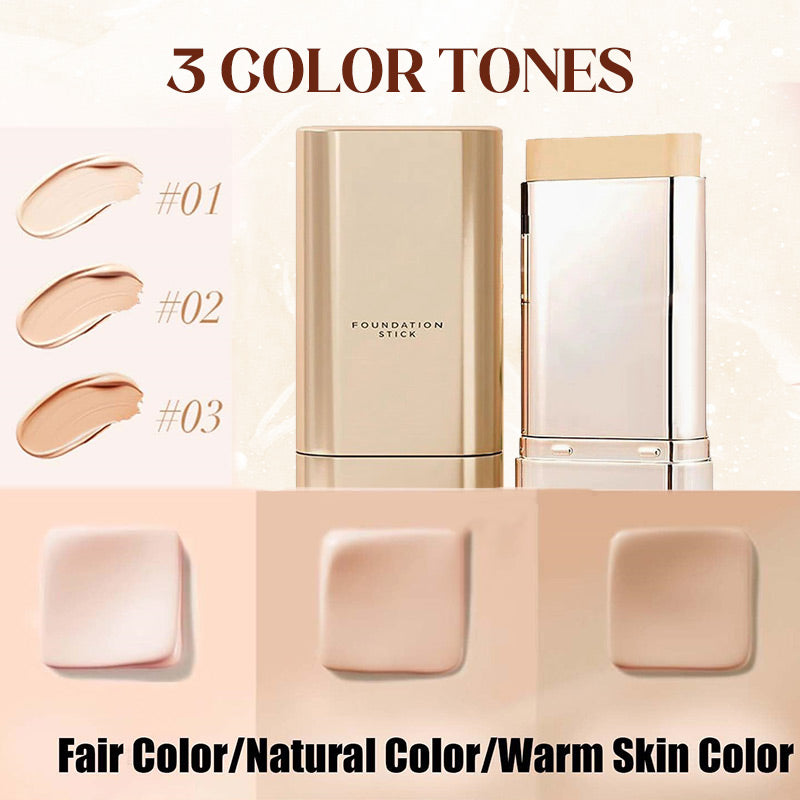 ✨👑 Leichter Foundation Stick: Ölfreies Make-up, 24h makelloser Teint ohne Transfer – nachhaltig & dermatologisch getestet für natürliche Perfektion.