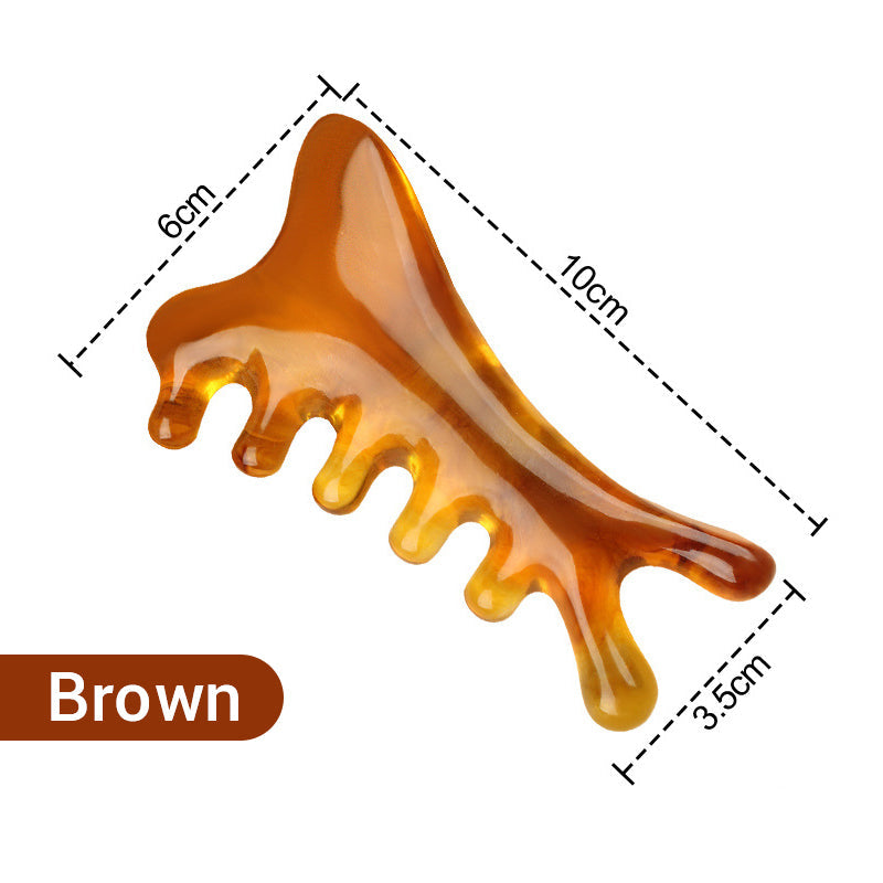 🩷Multifunktionaler Kopfhautmassage-Kamm und Gua Sha Werkzeug