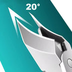 🔥2025 heißer Verkauf🔥✨Anti-Splash 25 ° Slant Edge Nagel Clipper 3-teiliges Set