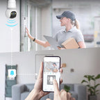 🌷🏡 Frühlingsdeal: 50% Rabatt! 🔍🌙 360° Smart-Wächter – Kabellose HD-Glühbirnenkamera, App-Steuerung, Farbnachtsicht. Sicherheit & Überwachung leicht gemacht.
