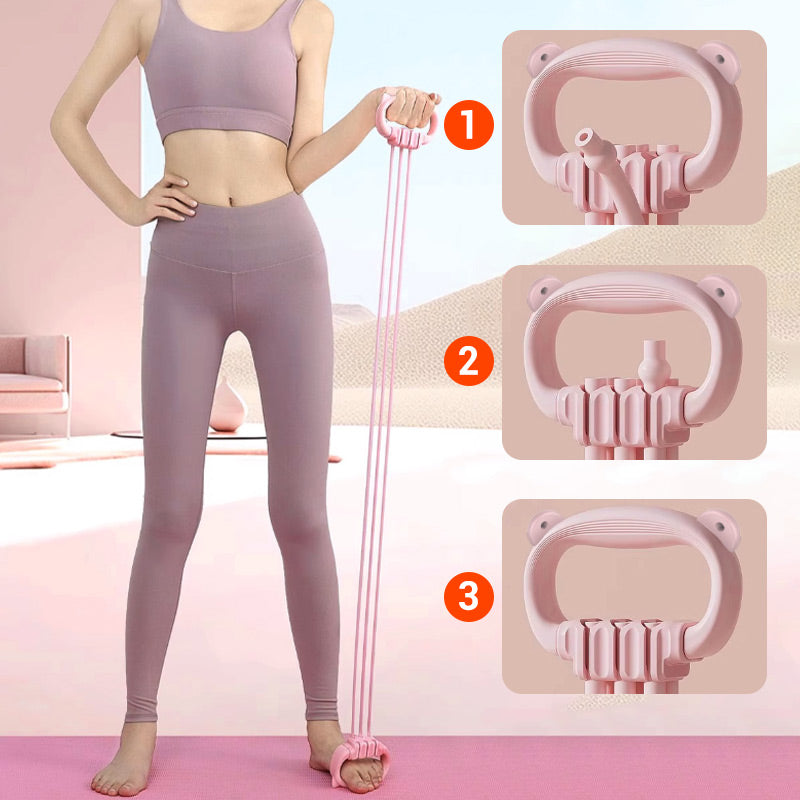 💪🔥 Verstellbares Widerstandsband mit Griff – Perfekt für Home-Workouts & Reisen! 🌟✨ Strapazierfähig, vielseitig, für nachhaltige Fitness. Dein Training, deine Kontrolle.