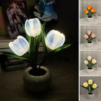 🌷✨ Echte-Touch-Tulpen-LED-Lampe: Sanftes Licht & stylische Deko für ein gemütliches Zuhause! 💡🌿