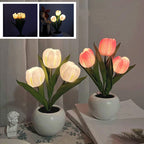 🌷✨ Echte-Touch-Tulpen-LED-Lampe: Sanftes Licht & stylische Deko für ein gemütliches Zuhause! 💡🌿