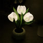 🌷✨ Echte-Touch-Tulpen-LED-Lampe: Sanftes Licht & stylische Deko für ein gemütliches Zuhause! 💡🌿