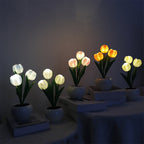 🌷✨ Echte-Touch-Tulpen-LED-Lampe: Sanftes Licht & stylische Deko für ein gemütliches Zuhause! 💡🌿