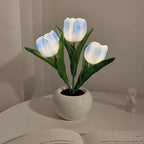 🌷✨ Echte-Touch-Tulpen-LED-Lampe: Sanftes Licht & stylische Deko für ein gemütliches Zuhause! 💡🌿