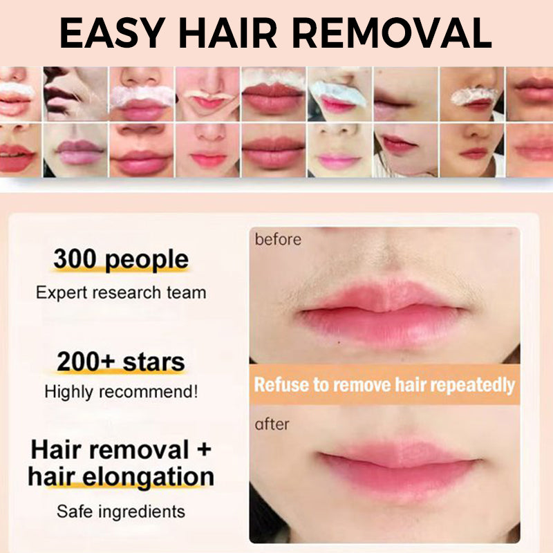 💜💜 Sanfte Gesichtshaarentfernung: 1+1 gratis Angebot! 💜💜 Schmerzfreie Creme für langanhaltend glatte Haut, ideal für empfindliche Haut.