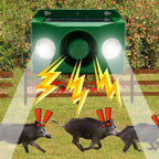 🔥Bleiben Sie im Freien sicher✅Solarbetriebene Tierabwehr-Warnlichter mit lautem Alarm