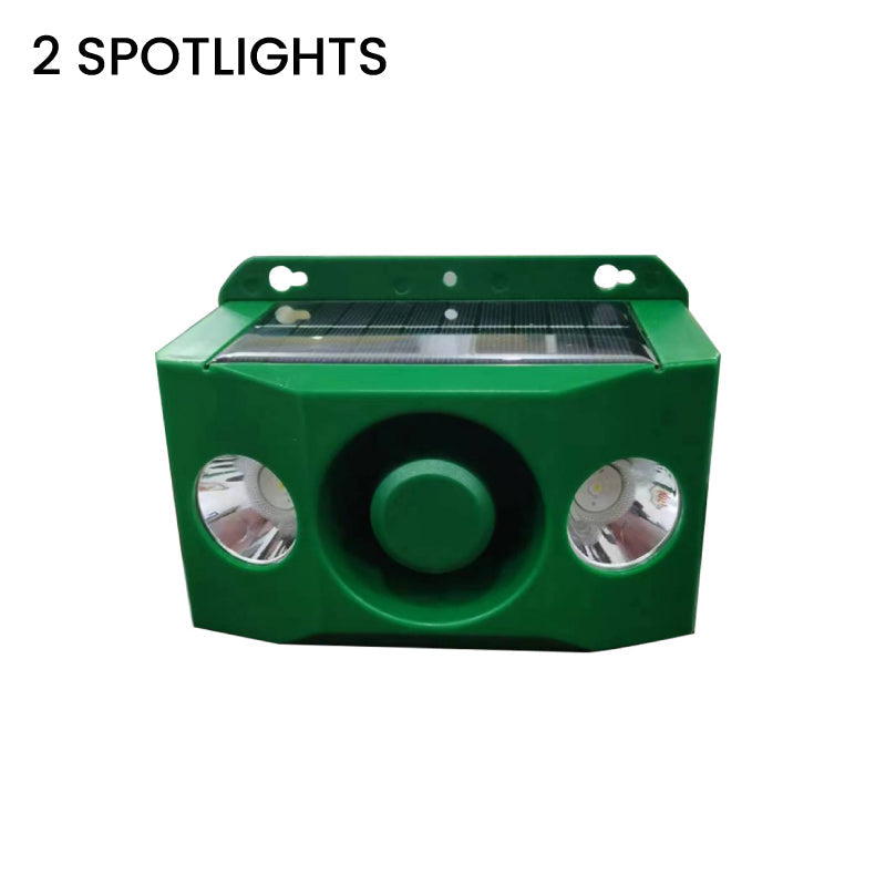 🔥Bleiben Sie im Freien sicher✅Solarbetriebene Tierabwehr-Warnlichter mit lautem Alarm