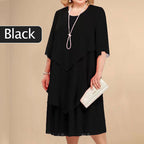 🔥50% Rabatt👗Midikleid im Lagen-Look in großen Größen
