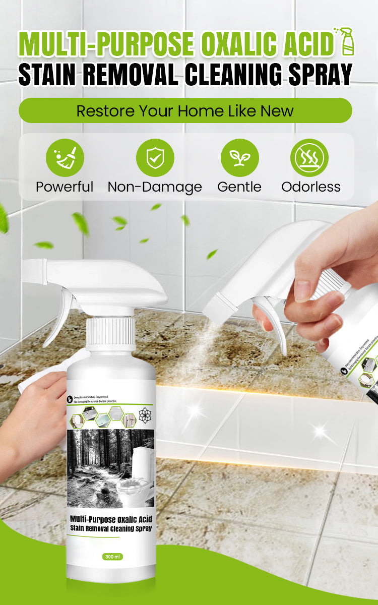 ✨🌟 Hochwirksamer Oxalsäure-Fleckenentferner für nachhaltige Sauberkeit 🌿💪50 % Rabatt für makellose Flächen!