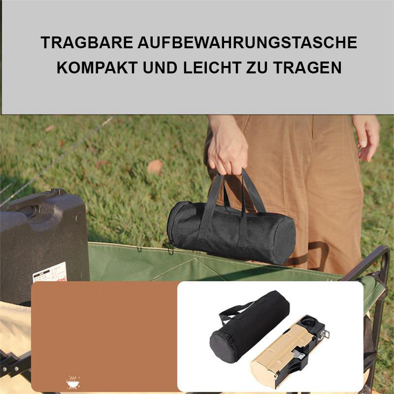🔥🏕️ Klappbarer Campingherd – rostfrei & kompakt 🍳🔥 50% RABATT! Ideal für Picknick & Outdoor-Küche.