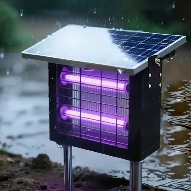 ⚡🦟 3500V Solar-Insektenvernichter – IP64 wetterfest für Innen & Außen, flächendeckend effektiv, USB-C + Solarladung 🔋🌿