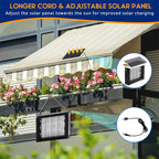 ⚡🦟 3500V Solar-Insektenvernichter – IP64 wetterfest für Innen & Außen, flächendeckend effektiv, USB-C + Solarladung 🔋🌿