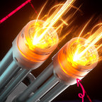 Doppelläufiges Gatling-Elektro-Wasserpistolen-Set