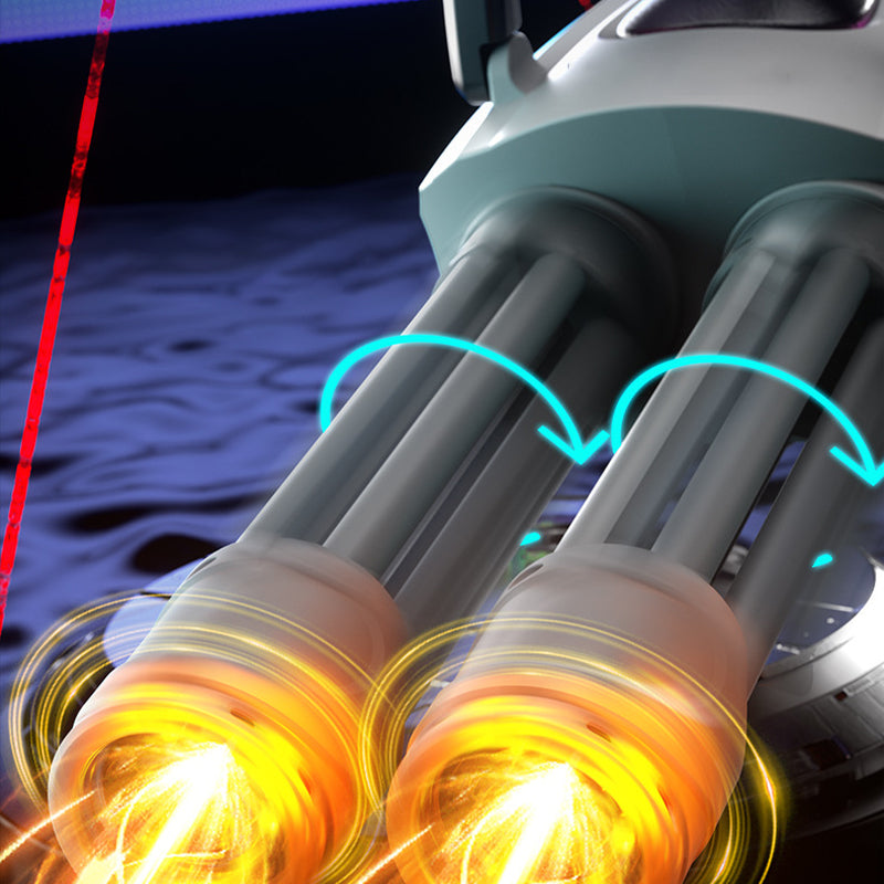 Doppelläufiges Gatling-Elektro-Wasserpistolen-Set