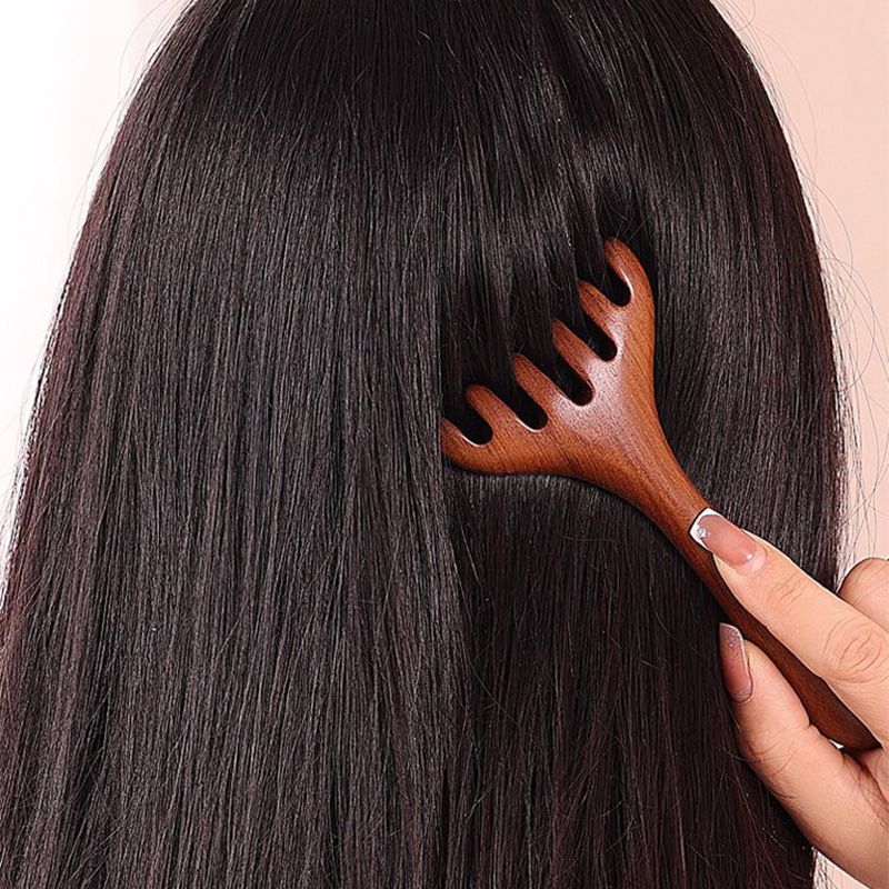 Meridian-Massagekamm mit sechs Krallen