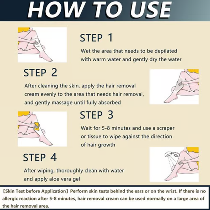 🧴✨ 2 KAUFEN, 1 GRATIS! 🌿💖 Schmerzfrei & sanft: Haarentfernungscreme mit Aloe Vera – seidig glatte Haut in 8 Minuten, perfekt für empfindliche Haut.