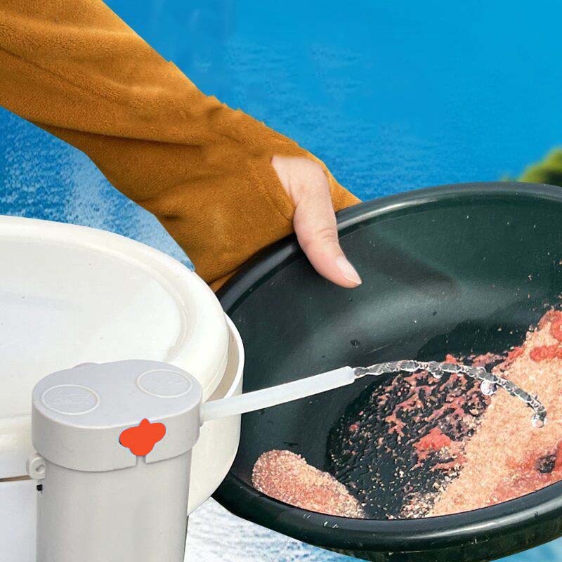 Multifunktionale tragbare Angelpumpe mit LED