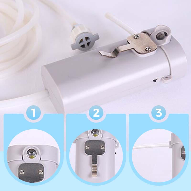 Multifunktionale tragbare Angelpumpe mit LED