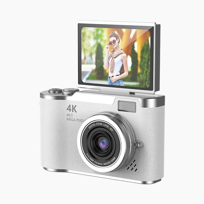 📸🎥 4K HD Klappdisplay-Digitalkamera – Autofokus, 16X Digitalzoom ✨🎬 für Vlogs & professionelle Fotos, einfache Bedienung, sofort teilbar.