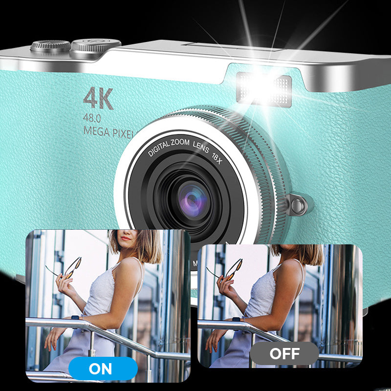 📸🎥 4K HD Klappdisplay-Digitalkamera – Autofokus, 16X Digitalzoom ✨🎬 für Vlogs & professionelle Fotos, einfache Bedienung, sofort teilbar.