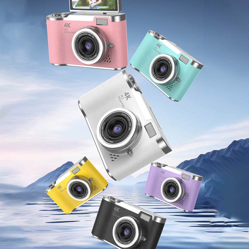 📸🎥 4K HD Klappdisplay-Digitalkamera – Autofokus, 16X Digitalzoom ✨🎬 für Vlogs & professionelle Fotos, einfache Bedienung, sofort teilbar.