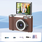 📸🎥 4K HD Klappdisplay-Digitalkamera – Autofokus, 16X Digitalzoom ✨🎬 für Vlogs & professionelle Fotos, einfache Bedienung, sofort teilbar.