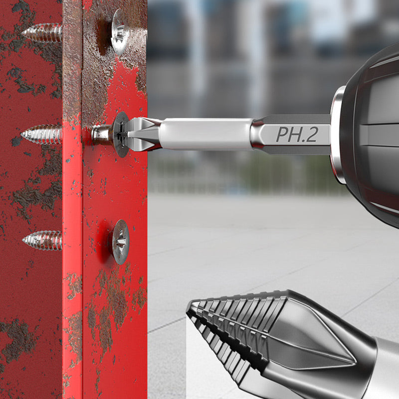 Rutschfestes Schraubendreher-Bohrerset