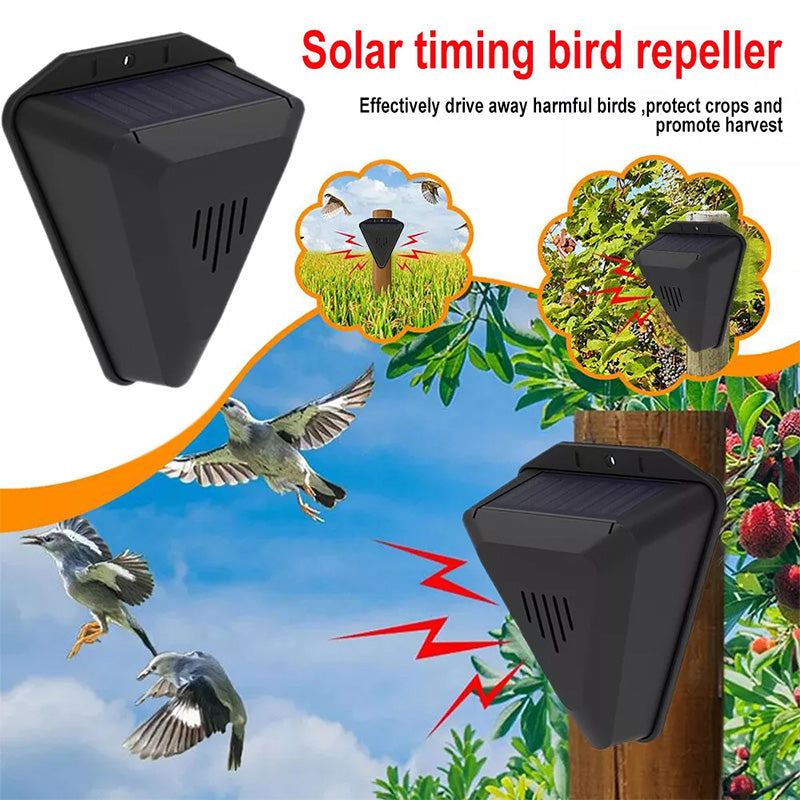 ⏳Begrenzte Zeit 50% Rabatt💥Wasserdichter Solar-Vogelabwehr für den Außenbereich