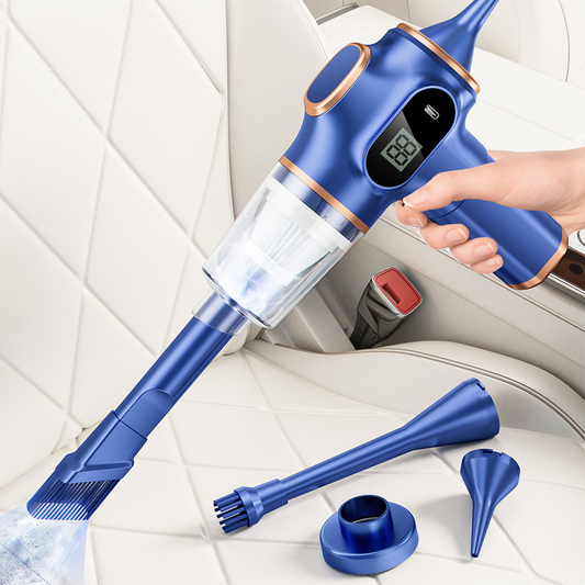 🛒🏎️ Kabellos & kraftvoll: Unser Handstaubsauger saugt und bläst – zwei Geräte in einem! 🚀✨ Perfekt fürs Auto, Zuhause & Werkstatt. Einfache Leerung, nachhaltige Leistung.