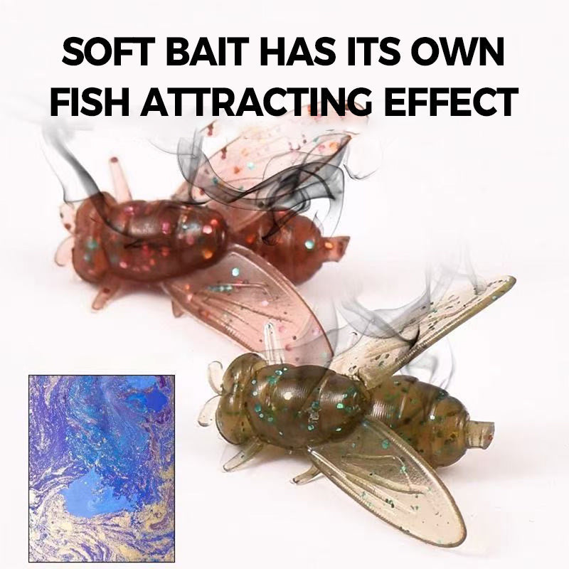 🎣Innovatives Design - Metall-Propellerfliegen-Falschköderhaken💪