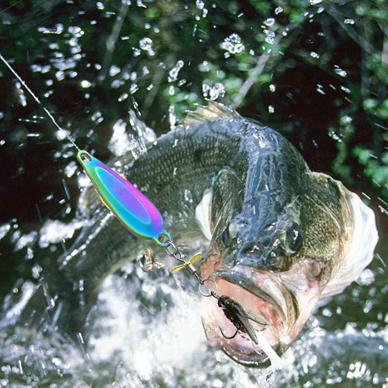 🎣Innovatives Design - Metall-Propellerfliegen-Falschköderhaken💪