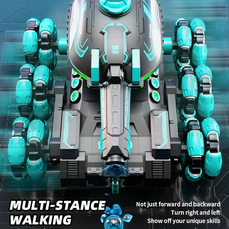 📢📢58% RABATT!!! 🎅🚗 Ferngesteuerter sechsrädriger Panzer - transformierbar für die Schlacht 🎮