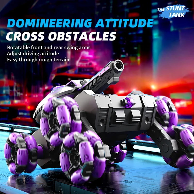 📢📢58% RABATT!!! 🎅🚗 Ferngesteuerter sechsrädriger Panzer - transformierbar für die Schlacht 🎮