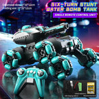 📢📢58% RABATT!!! 🎅🚗 Ferngesteuerter sechsrädriger Panzer - transformierbar für die Schlacht 🎮