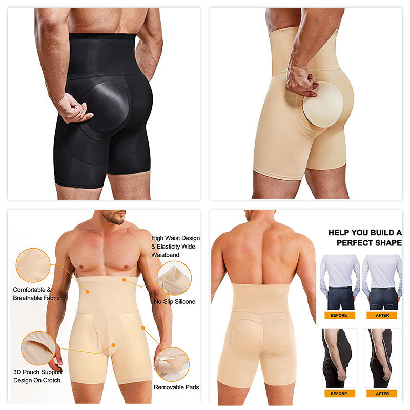 🔥Heißer Verkauf🔥High-Waisted Butt Lifter Shapewear für Männer