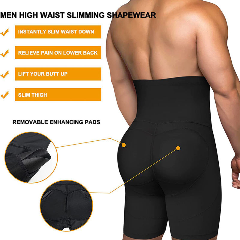 🔥Heißer Verkauf🔥High-Waisted Butt Lifter Shapewear für Männer