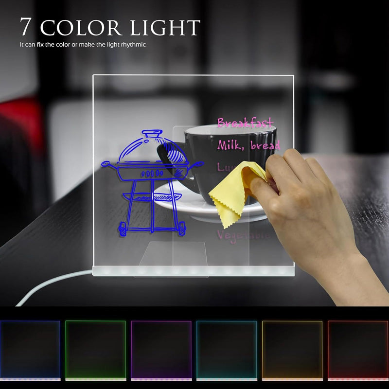 🌸💐2025 Neue leuchtende LED-Schreibtafel💥💥Befristetes Angebot: 50% Rabatt auf Bestellungen