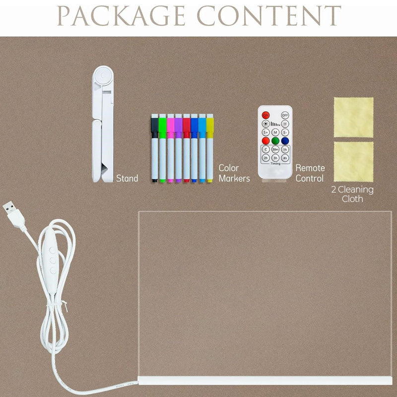 🌸💐2025 Neue leuchtende LED-Schreibtafel💥💥Befristetes Angebot: 50% Rabatt auf Bestellungen