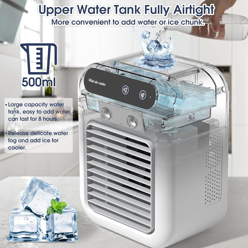 Mini Portable Air Conditioner Cooler Humidifier